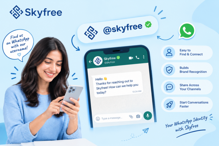 WhatsApp Usernames: A Smarter Way for Customers to Connect with Businesses on Skyfree