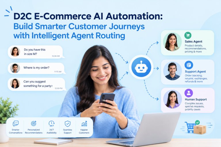 How AI-Powered Agent Routing Helps D2C Brands Automate Customer Conversations